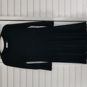 Calvin Klein sweater dress, 100% acrylic, black, size medium